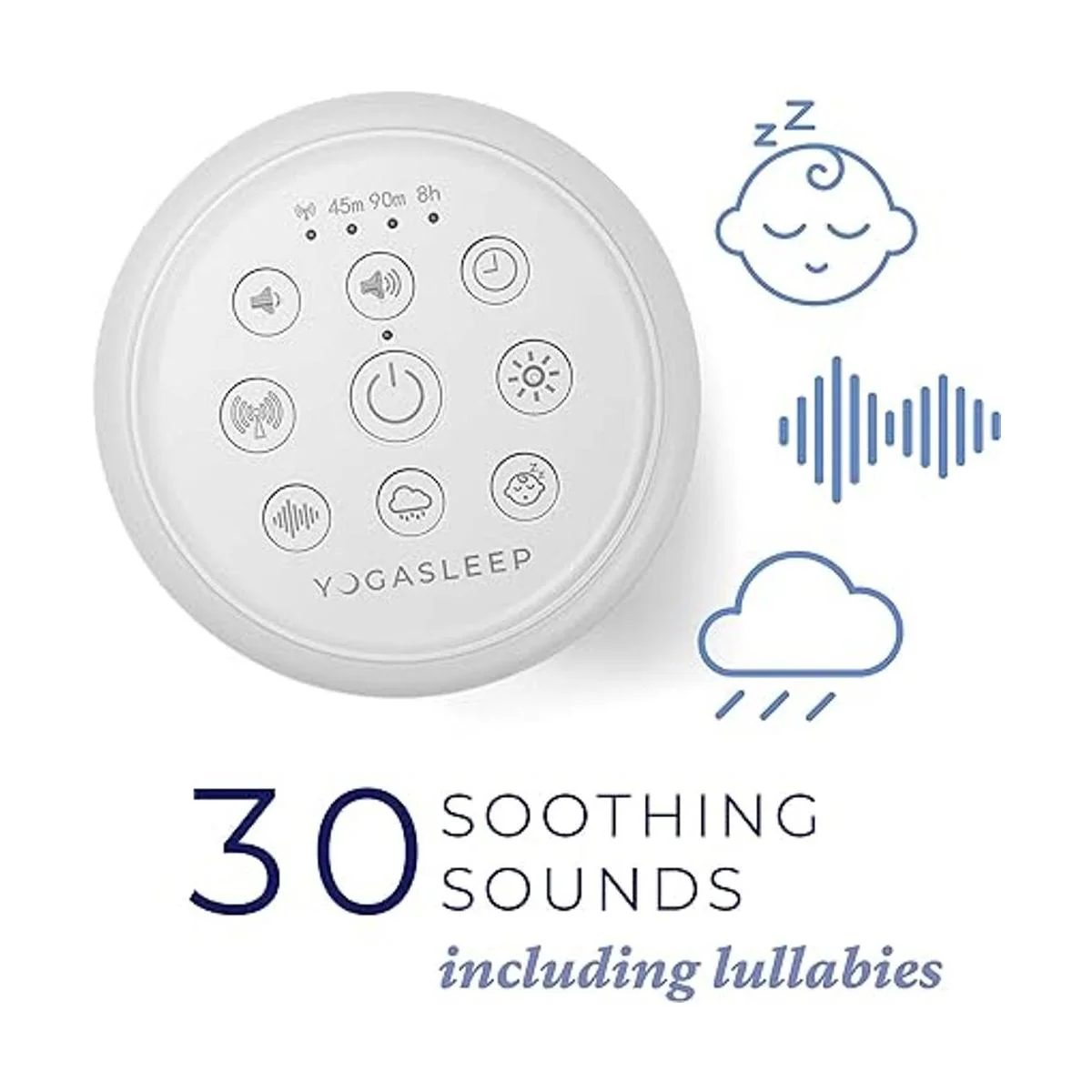 Yogasleep Duet Máquina de sonido de ruido blanco y luz_3