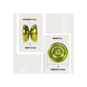 Yomega Maverick Yoyo de metal de aluminio profesional_3