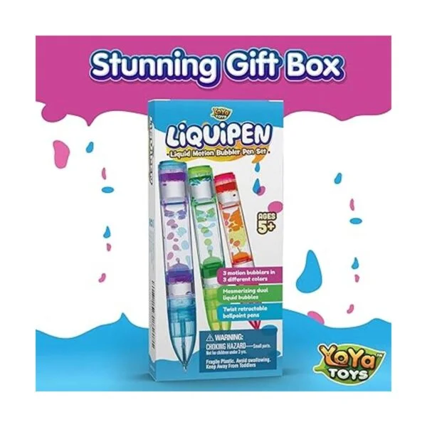 YoYa Toys Liquipen Bolígrafos sensoriales de burbujas de_5