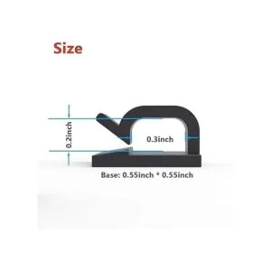 Yocice 60 clips para cables con cintas adhesivas fuertes_2