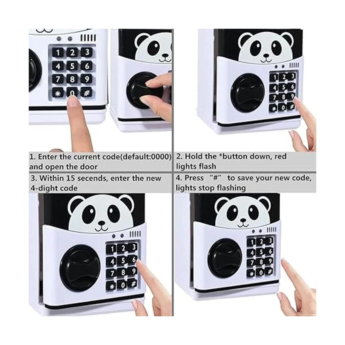 Yoego Banco de dinero para niños alcancías electrónicas