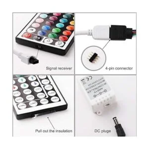 Yiliaw Control remoto IR de 44 teclas inalámbrico caja de_4