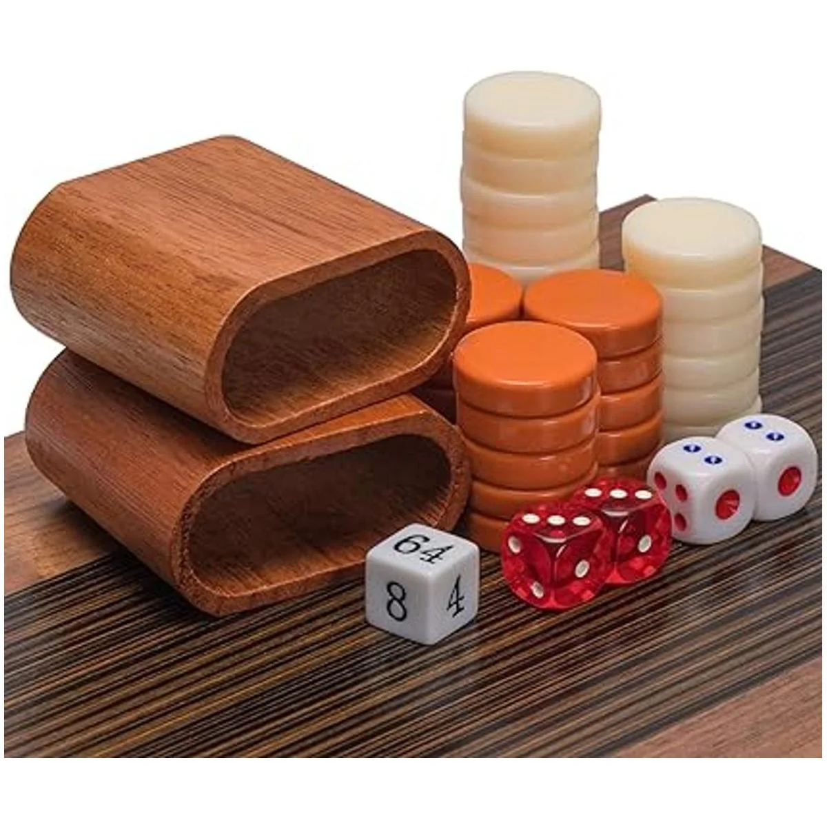 Yellow Mountain Imports Juego de juego de backgammon con_5