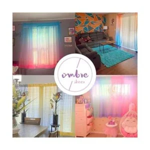 Yancorp Cortinas de dormitorio de 63 pulgadas de largo