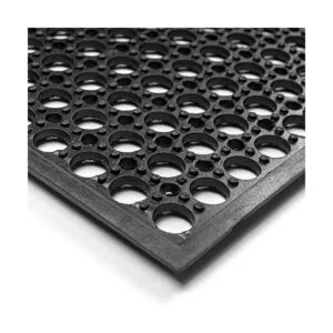 Yesland Tapete de goma para puerta de 35 x 23 pulgadas