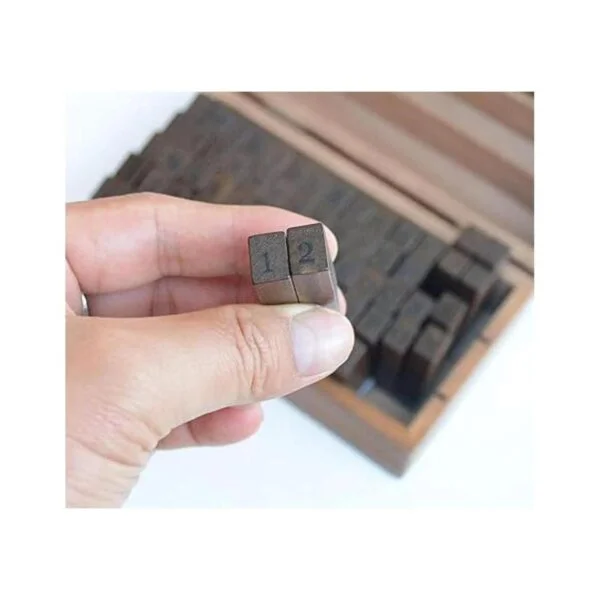 Yansanido Juego de 70 sellos de madera tamaño pequeño