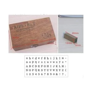 Yansanido Juego de 70 sellos de madera tamaño pequeño