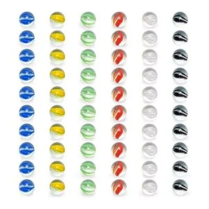 Yellow Mountain Imports 60 piezas de mármol de cristal a_2