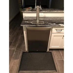 Yesland Tapete de goma para puerta de 35 x 23 pulgadas