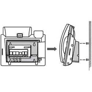 Yealink Soporte de pared para teléfonos SIPT48S T48G_6