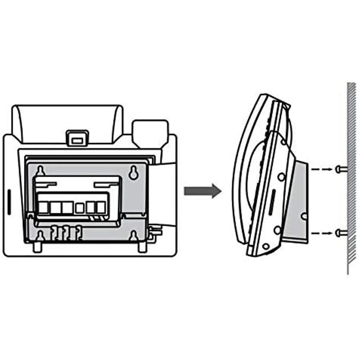 Yealink Soporte de pared para teléfonos SIPT48S T48G_6