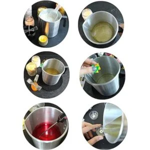 Yarlung Vierte para hacer velas de 4 libras jarra de