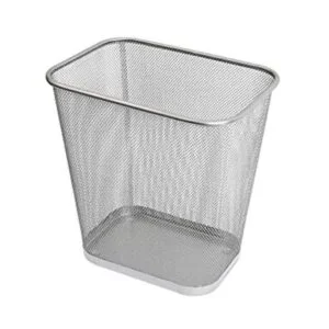 Ybmhome Cubo de basura rectangular de malla de acero con_1