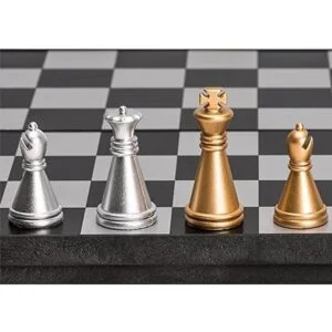 Yellow Mountain Imports mini ajedrez magnético de viaje_4