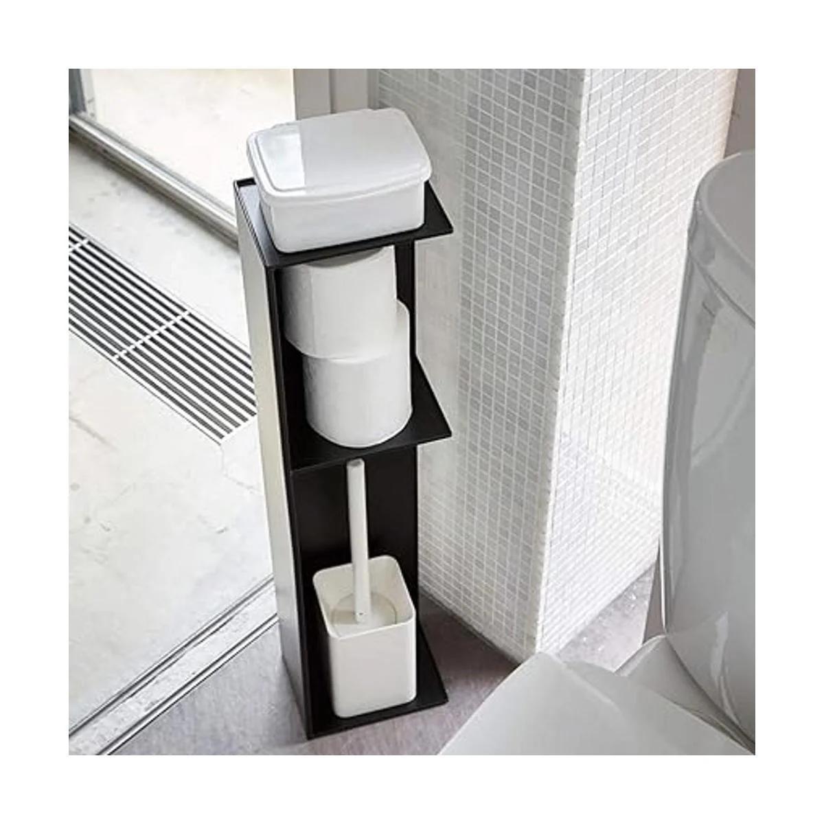 Yamazaki Home Organizador de acero Stock de papel_3