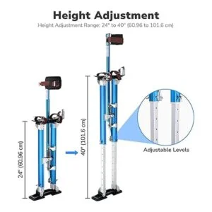 Yescom Zancos para paneles de yeso de 24 a 40 pulgadas