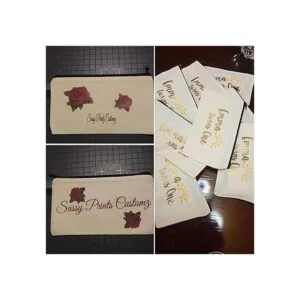 Yarlung Paquete de 20 bolsas de lona con cremallera 8 x 5