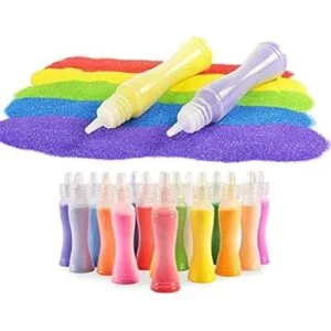 Yesier 18 juegos de arte de colores para pelar y arena_3