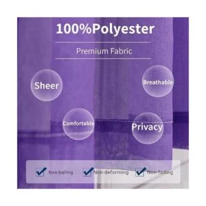 Yancorp Cortinas de dormitorio de 63 pulgadas de largo