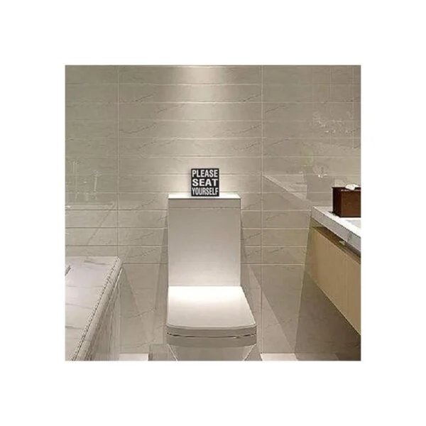 Yankario Letreros divertidos de baño de casa de campo_5