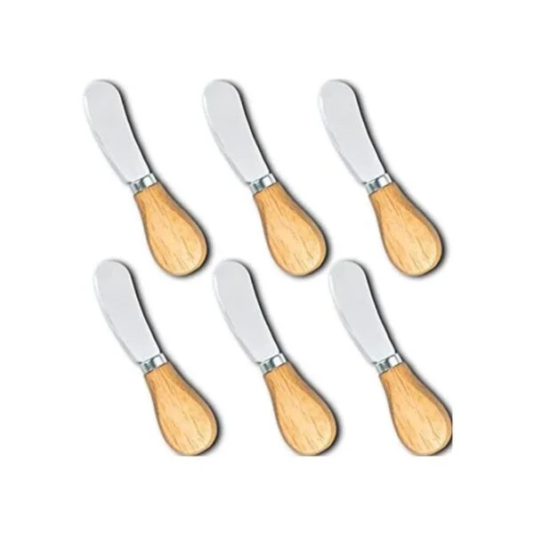 Yeeper Cuchillos esparcedores de queso pequeño mango de