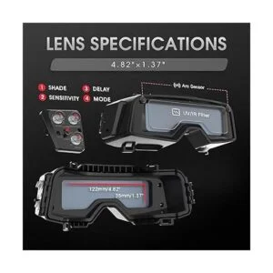 YesWELDER Gafas de soldadura con oscurecimiento_4