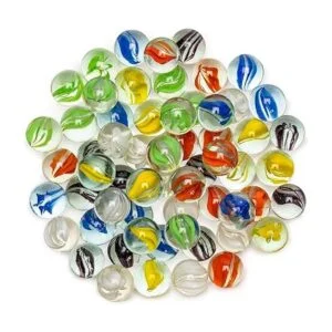 Yellow Mountain Imports 60 piezas de mármol de cristal a_5