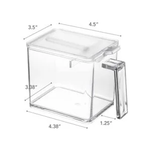 Yamazaki Home Contenedor de especias grande blanco_6