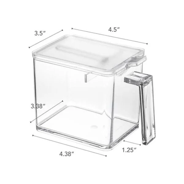 Yamazaki Home Contenedor de especias grande blanco_6