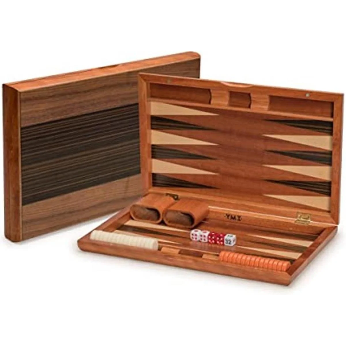 Yellow Mountain Imports Juego de juego de backgammon con_1