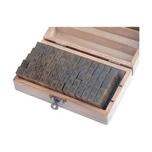 Yansanido Juego de 70 sellos de madera tamaño pequeño