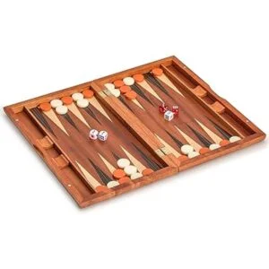 Yellow Mountain Imports Juego de juego de backgammon con_2