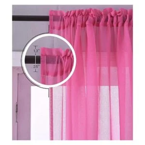 Yancorp Cortinas de dormitorio de 63 pulgadas de largo