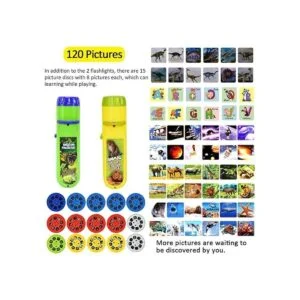 Yeelan 2 linternas de proyección de antorcha para_2