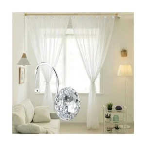 Yapicoco 12 ganchos para cortina de ducha para baño_6