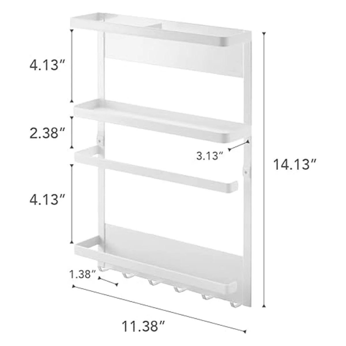 Yamazaki home 2560 organizador para cocina magnético