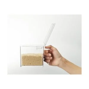 Yamazaki Home Contenedor de especias grande blanco_4
