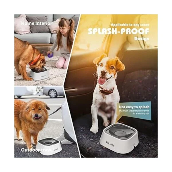 Yalanle Bol de agua para perro sin derrames alimentador_5