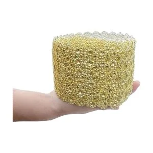 YYaaloa Crafts Rollo de cinta de malla de cristal de