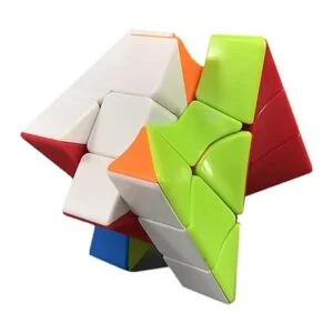 YUNTENG Cube Twist 3x3 Stickerelss Speed Cube Vivid Color_4