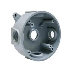 YXXTECH Caja de toma eléctrica redonda resistente a la_1