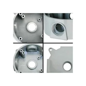 YXXTECH Caja de toma eléctrica redonda resistente a la_4