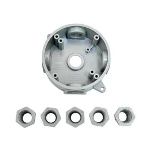 YXXTECH Caja de toma eléctrica redonda resistente a la_2