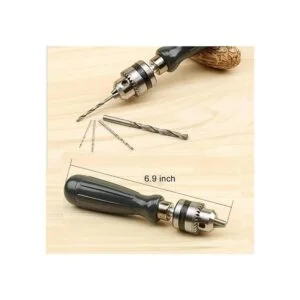 YYGJ Juego de brocas manuales 7 en 1 con llave de