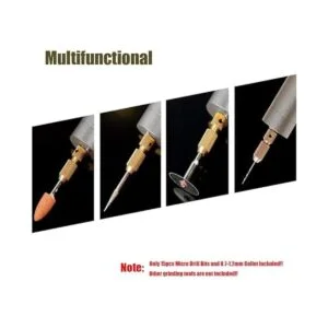 Yakamoz Mini taladro portátil de mano de aluminio micro