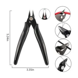 YaeCCC Paquete de 10 cortadores de alambre alicates de