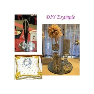 YYaaloa Crafts Rollo de cinta de malla de cristal de