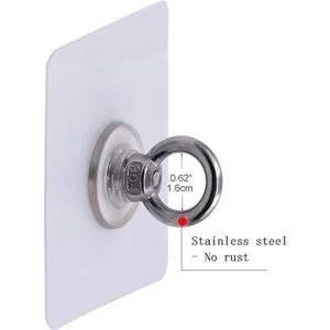 YYST Gancho autoadhesivo para sujetar el baño del perro a_2