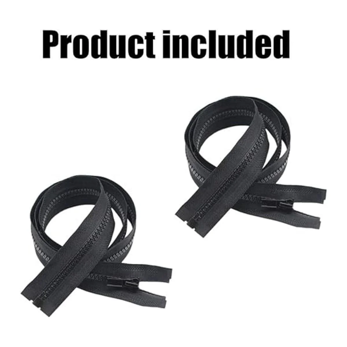 YaHoGa 2 cremalleras separadas 5 de 10 pulgadas para_2