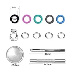 Yakamoz 300 Set 0.236 in 14 Pulgadas Multicolor Ojales de